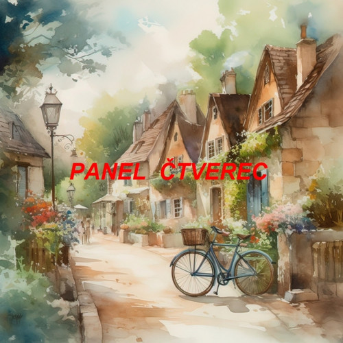 Bavlněný panel 25x25 cm - skladem — foto 1