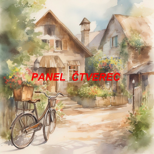 Bavlněný panel 25x25 cm - skladem — foto 1