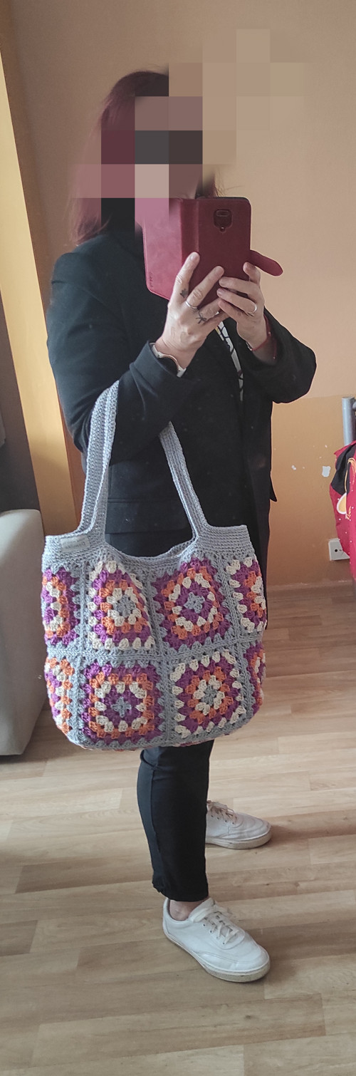 Háčkovaná taška