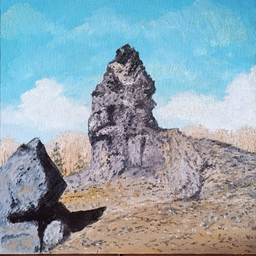 Obraz " Ostrá hůrka - plzeňský Matterhorn "