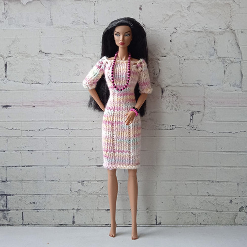 Oblečky pro Barbie, FR, Integrity - šaty + šperky — foto 1