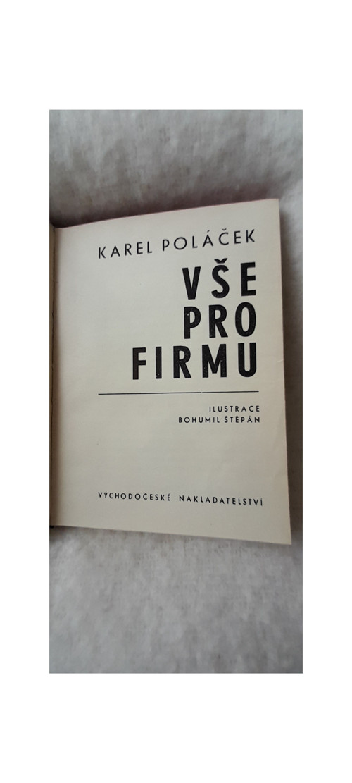 Vše pro firmu - Karel Poláček