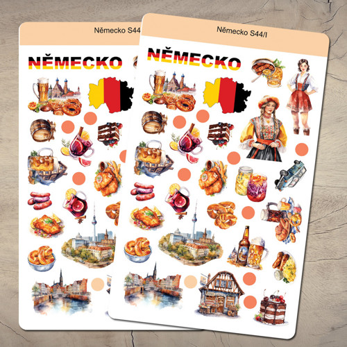 Samolepky do diáře - Německo I. — foto 1