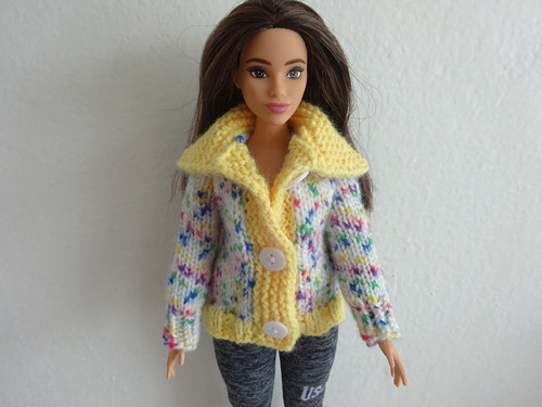 Svetr pro Barbie baculka