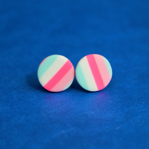 Pruhované fimo pecky — foto 1