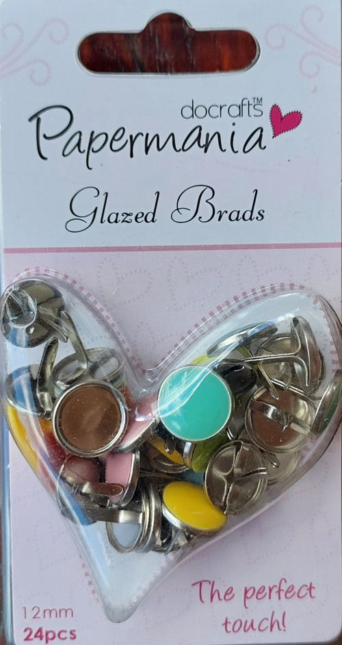 Hřebíčky na scrapbooking Papermania Glazed Brads