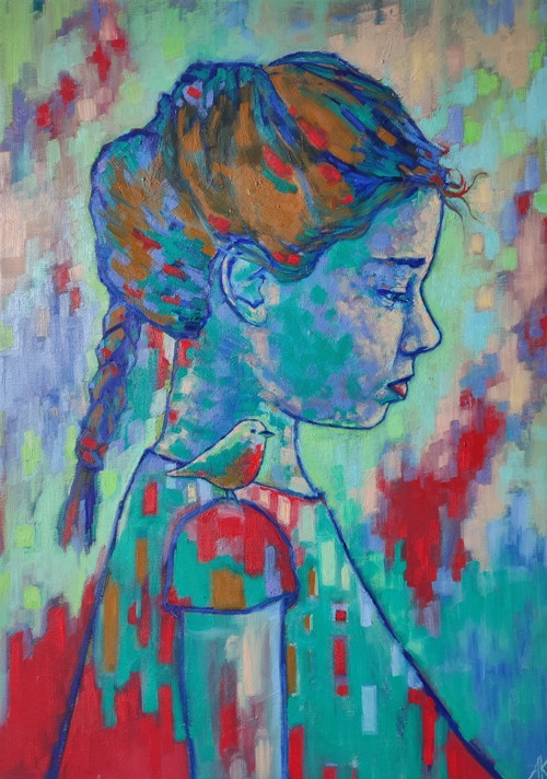 "Walking with God" (50 x 70 cm) — foto 1