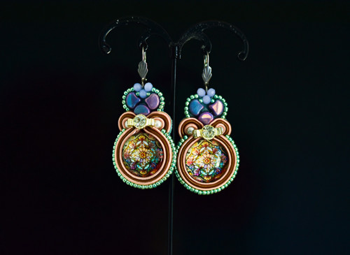 Soutache náušnice "Ornament"
