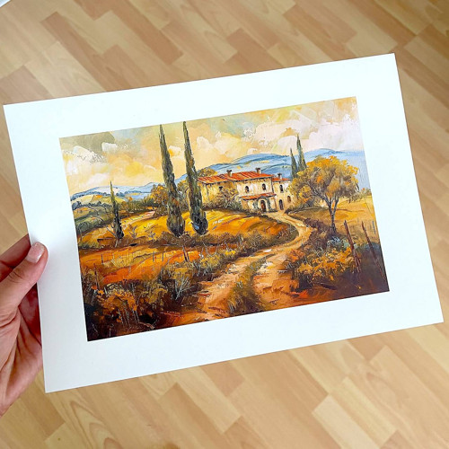 Art print Toskánsko P0015