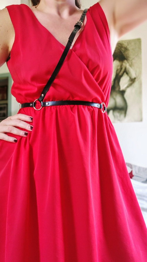 Elegantní kožený Harness "Delicate Grace" — foto 1