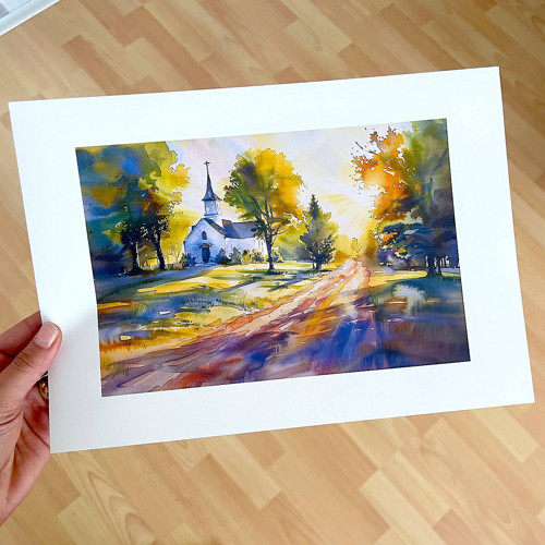 Art print Kostelík P0016