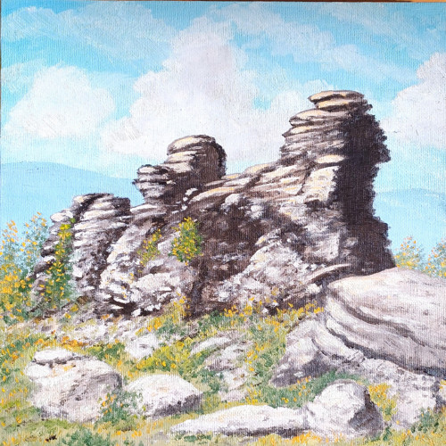 0braz " Obří skály pod Šerákem "