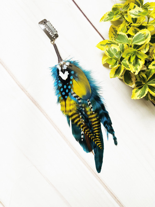 Peříčkový hair clip — foto 1