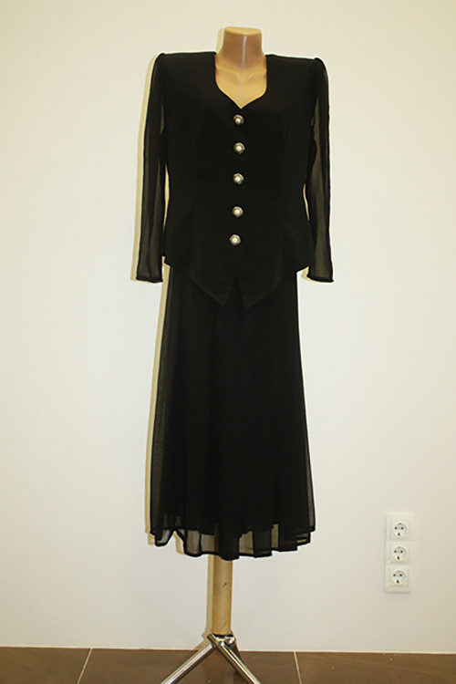 Komplet letní vintage (halenka + sukně), vel.XL