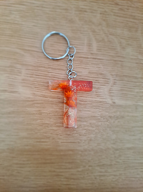Klíčenka písmeno T — foto 1