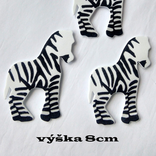 Samolepka - ZEBRA - 1ks