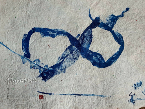 Originální GRAFIKA v rámu - "Infinity"