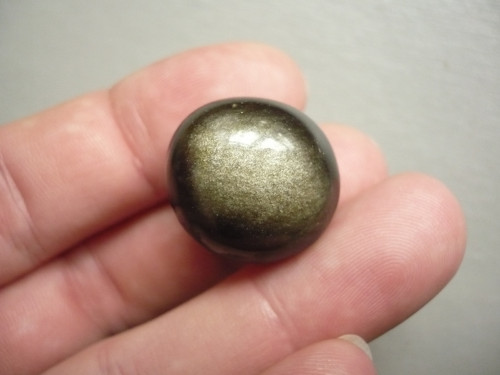 Troml. - obsidián zlatý 22 mm, č.30s