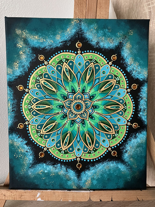 Smaragdová mandala — foto 1