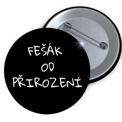 Placka button Fešák