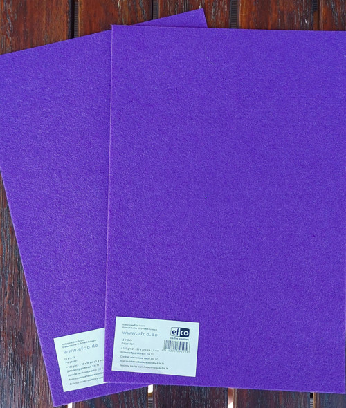 Filc fialový 350gr/2mm