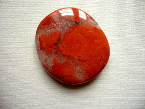 Placka - jaspis červený 42 mm, č.264s