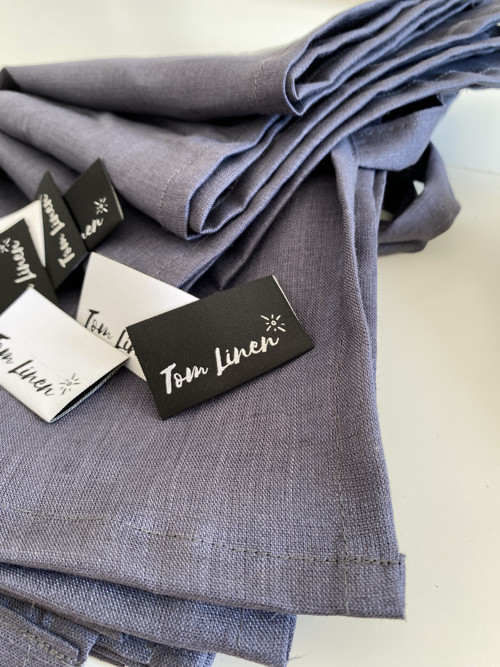 Lněná utěrka Dark Grey