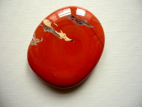 Placka - jaspis červený 44 mm, č.290s