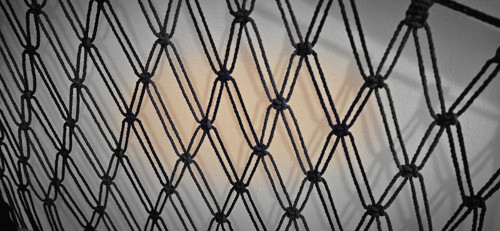 Dekorativní BOHO MACRAME síť — foto 1