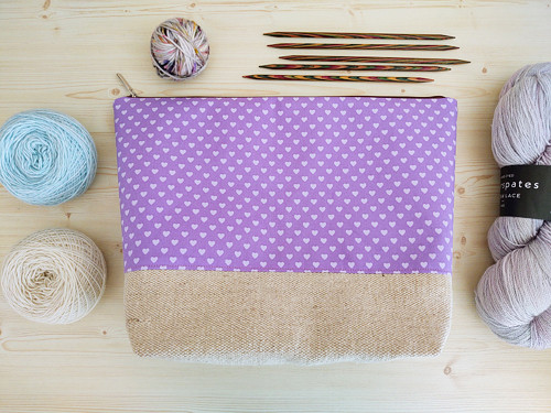 PROJECT BAG: Lila srdíčka .. velká