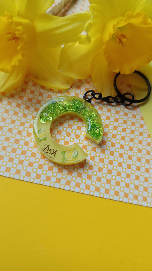 Letter "C" Yellow Fresh
