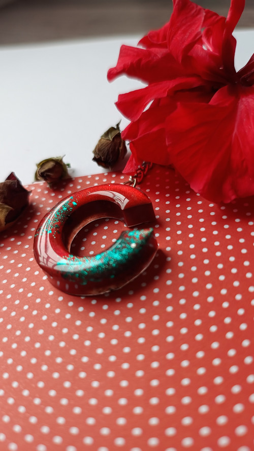 Letter "C" Red Green