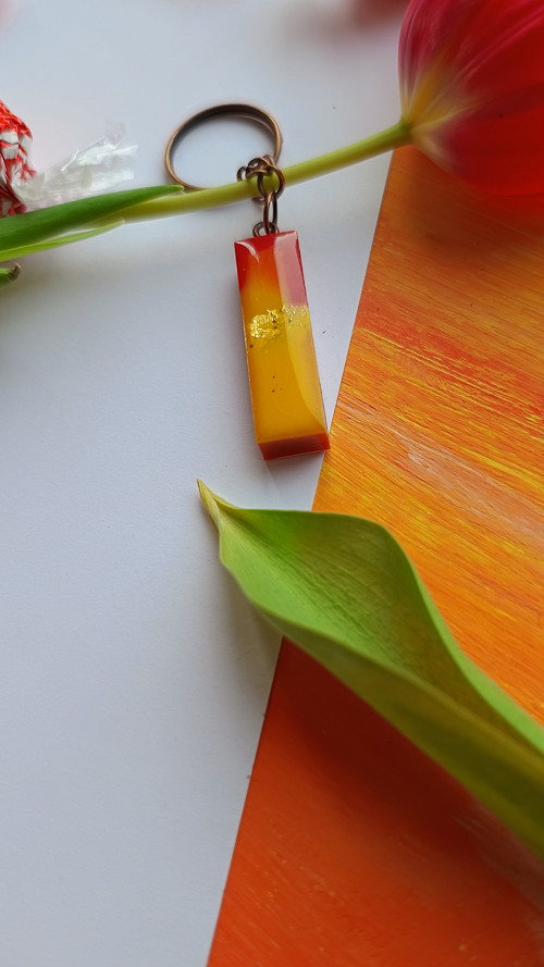 Letter "I" Red Yellow