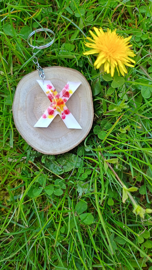 Letter "X" Flower art