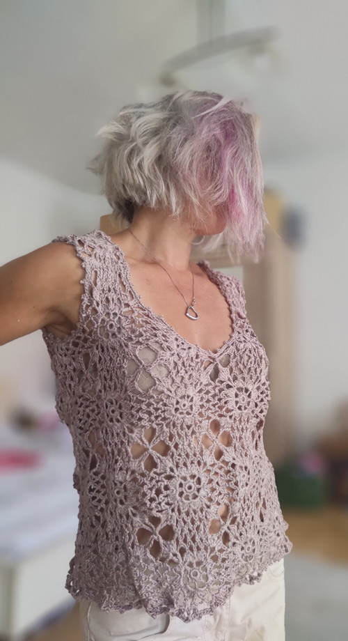 Květinový letní top — foto 1