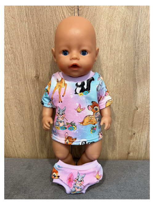 Oblečenie pre babiku Baby Born 43 cm - bambi
