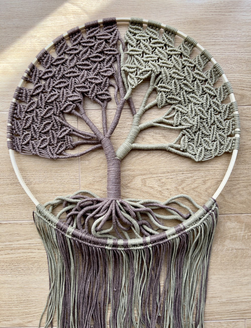 Macramé strom života — foto 1