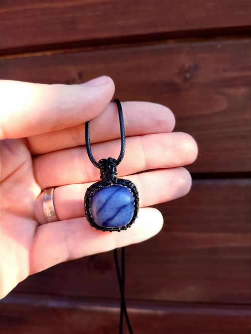 Náhrdelník AVANTURÍN, wire-wrapping — foto 1
