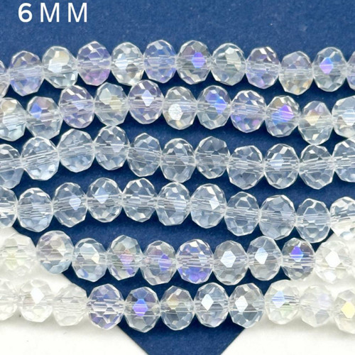 Broušený korálek ohňovka 6x4,5mm - 20ks K62