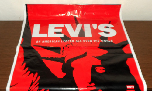Originál reklamní igelitová TAŠKA • Levi's — foto 1