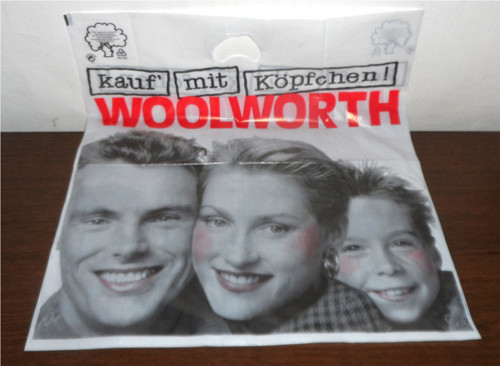 Originál reklamní igelitová TAŠKA • Woolworth — foto 1