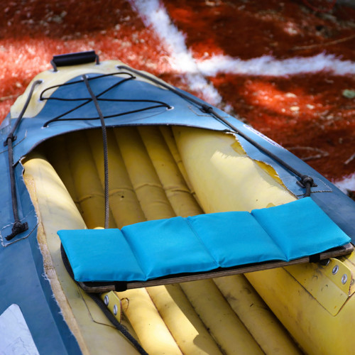 Kanoe skládací podsedák BOAT, tyrkysový