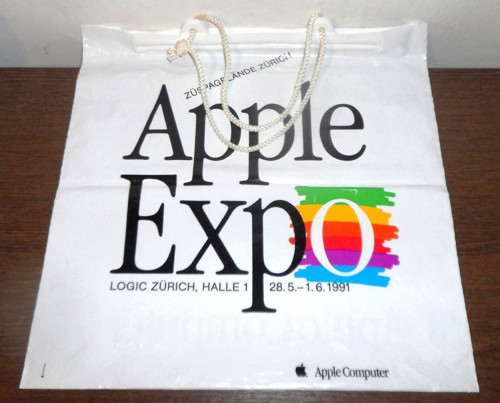 Originál igelitová TAŠKA • Apple Expo 1991 — foto 1