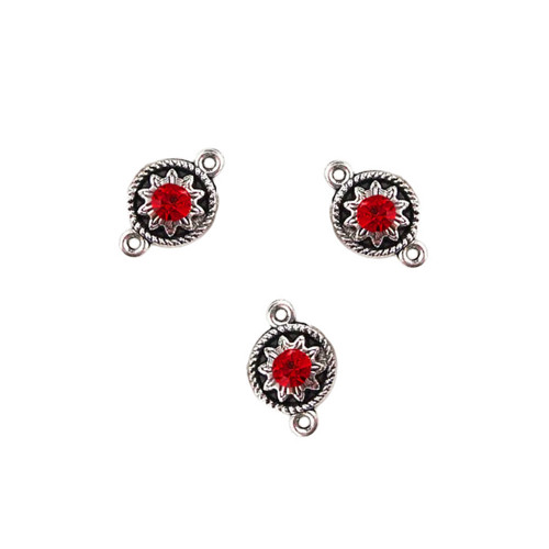 Mezidíl sluníčko červené 13,5x9mm, 1ks