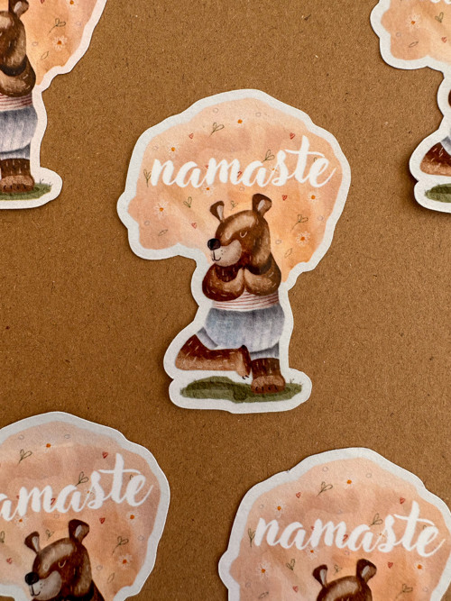 Samolepka - Namaste