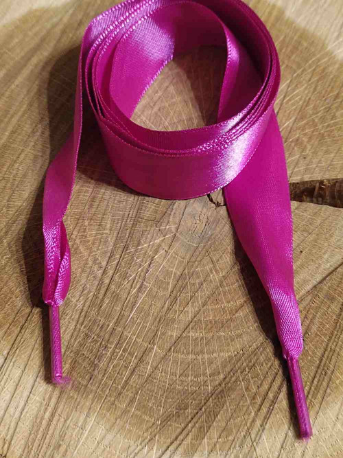 Saténové tkaničky do bot, tenisek a mikin pink