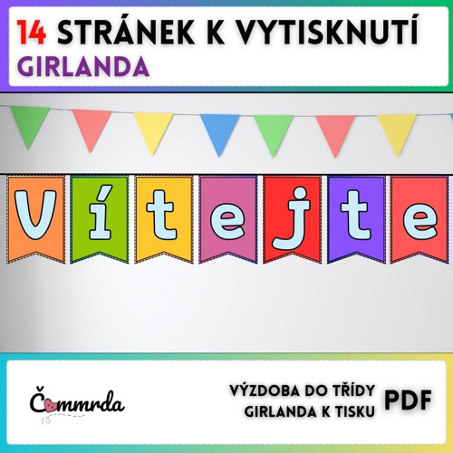 Girlanda - Vítejte (PDF k tisku)