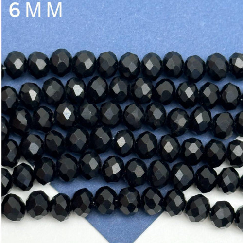 Broušený korálek ohňovka 6x4,5mm - 20ks K66