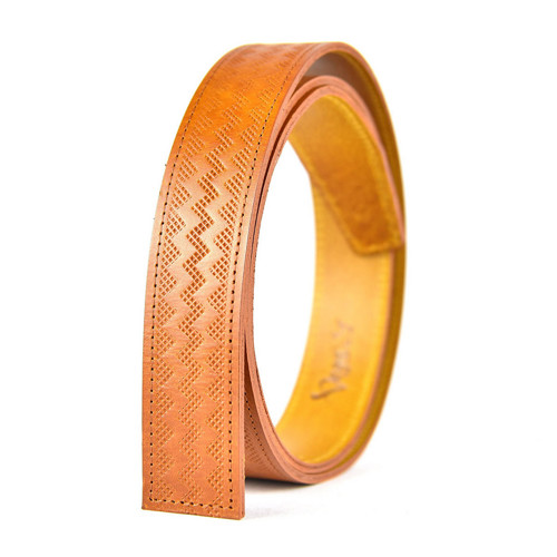 Kožený remeň pre automatické pracky,3.5cm,ko.dekor