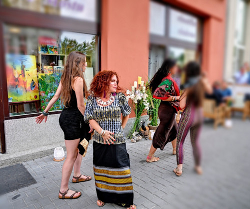 Sukně boho etno zavinovací — foto 1